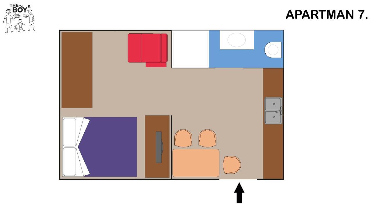 The Boys Apartman Siófok Exterior foto
